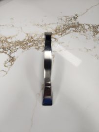 Jeffrey Alexander 5-1/16 Inch Center to Center Arch Cabinet Pull Satin Nickel
