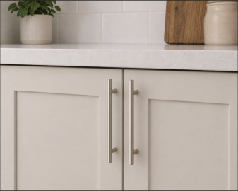 128 MM Center-to-Center Hollow Stainless Steel Naples Cabinet Bar Pull