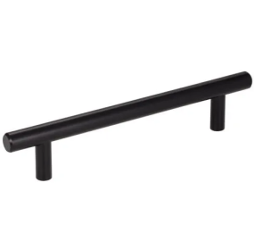 128 MM Center-to-Center Matte Black Naples Cabinet Bar Pull