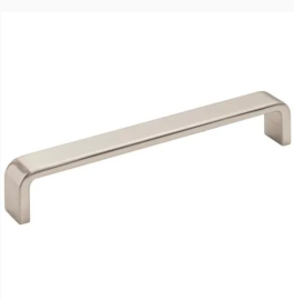 160 MM Center-to-Center Satin Nickel Square Asher Cabinet Pull