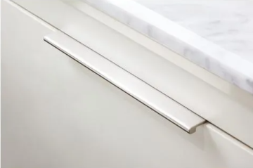 1-1/4" Overall Length Polished Chrome Edgefield Cabinet Tab Pull