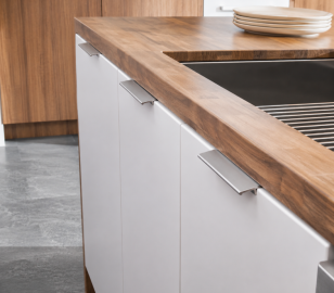 3" Overall Length Polished Chrome Edgefield Cabinet Tab Pull