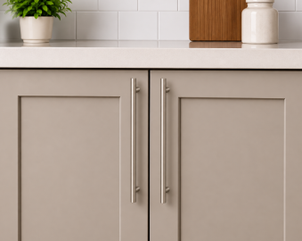 673MM Center-to-Center Satin Nickel Key West Cabinet Bar Pull